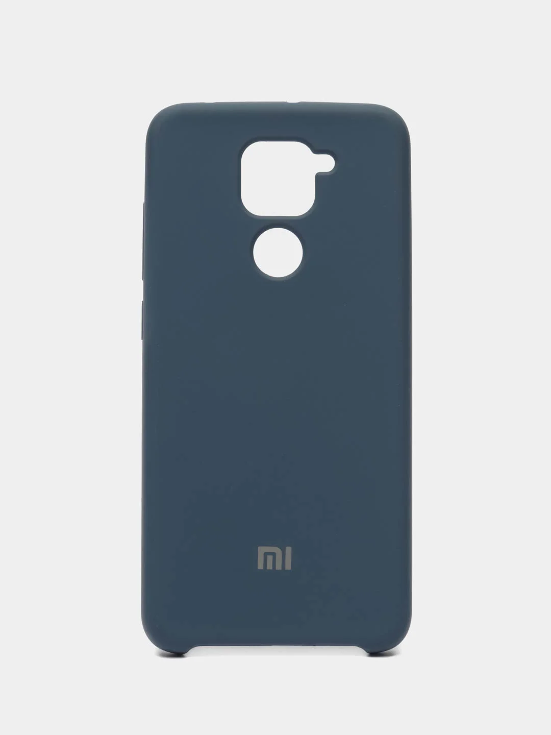 Синий силиконовый чехол для Xiaomi Note 9