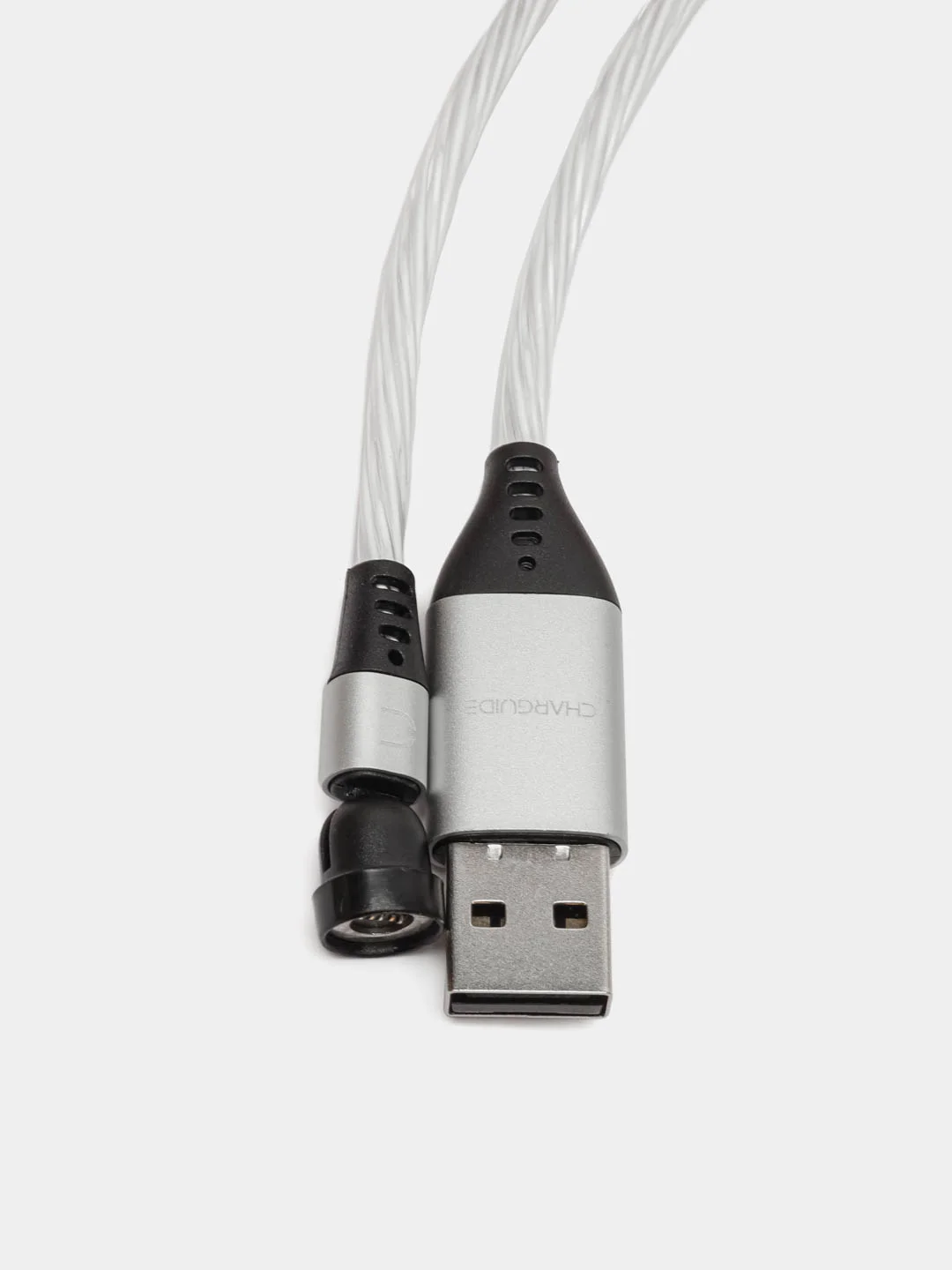 Кабель магнитный светящийся CharGuide Lumine QC 3.0, для быстрой зарядки и передачи данных
