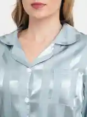 Бирюзовый пижама женская с брюками