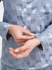 Бирюзовый пижама женская с брюками