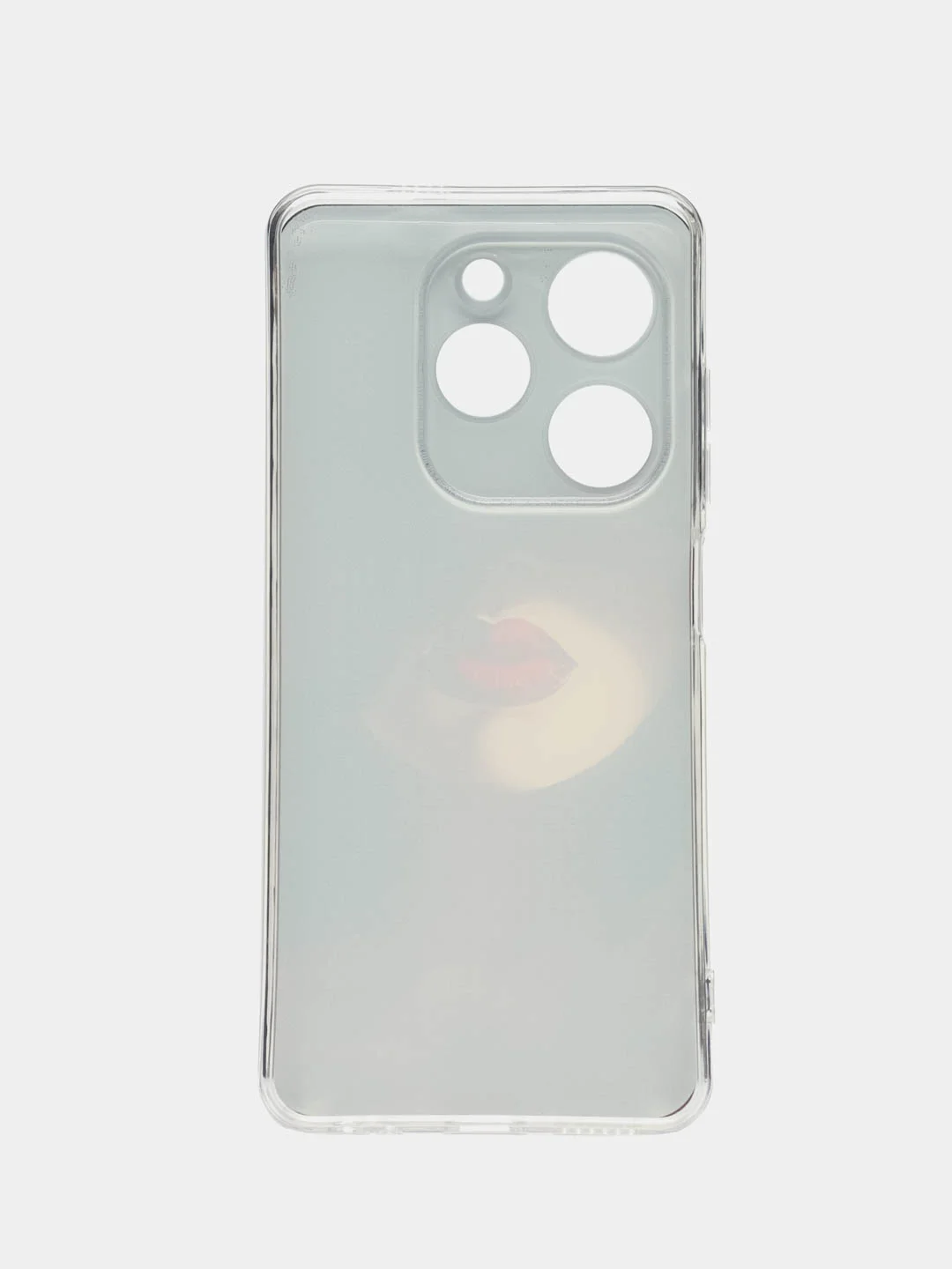 Фиолетовый чехол на Tecno Spark Go 2024/20C / Текно Спарк Го 2024/20C прозрачный, с рисунком