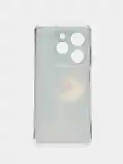 Фиолетовый чехол на Tecno Spark Go 2024/20C / Текно Спарк Го 2024/20C прозрачный, с рисунком