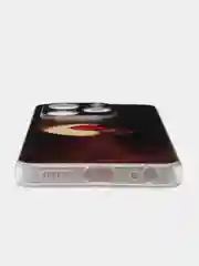 Фиолетовый чехол на Tecno Spark Go 2024/20C / Текно Спарк Го 2024/20C прозрачный, с рисунком