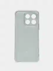 Черный силиконовый чехол на Honor X8B / Хонор X8B прозрачный, с рисунком, защита камеры