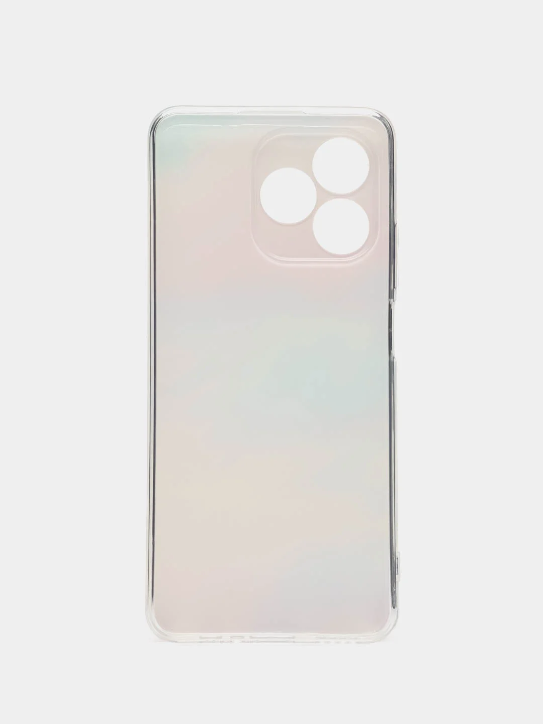 Пудровый силиконовый чехол на Realme C53/C51/Note 50 / Реалми С53/С51/Нот 50 прозрачный, с рисунком