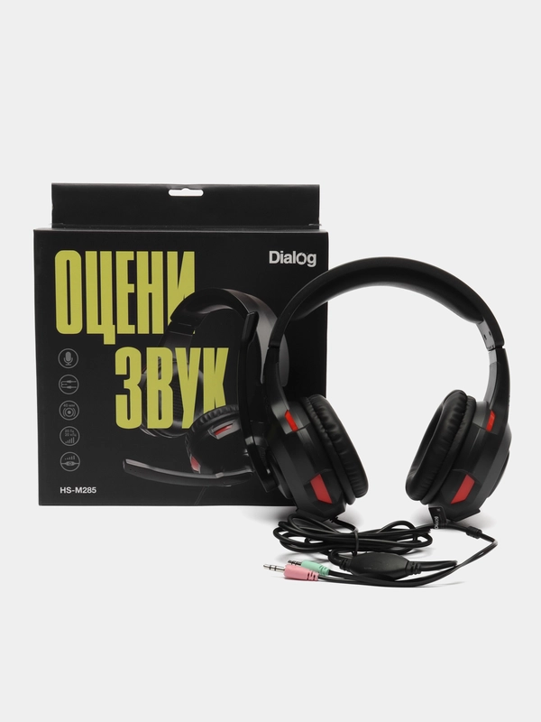 Игровые наушники, с микрофоном, HS-M285 Dialog, компьютерные