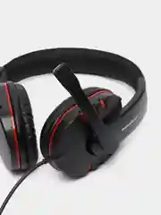 Черный наушники игровые с микрофоном Nakatomi HS-T50MV компьютерные