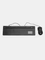 Черный проводной игровой набор KMG-2305U Nakatomi Gaming - клавиатура + мышь