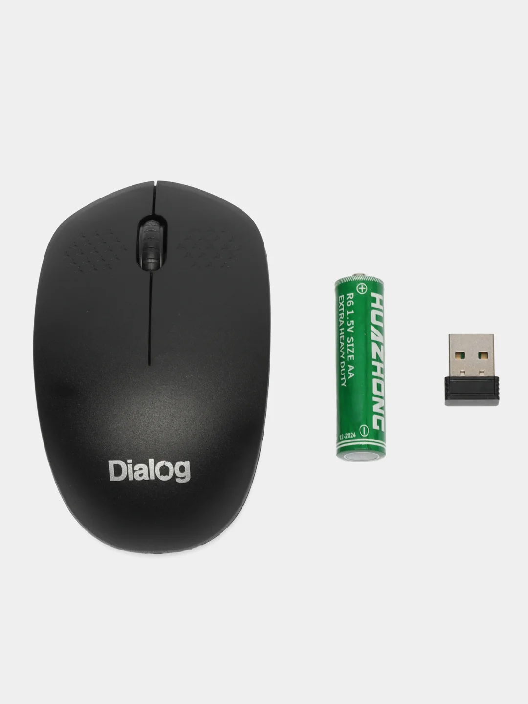 Черный мышь беспроводная компьютерная MROC-13U Dialog
