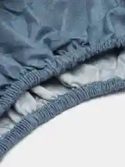 Лазурный комплект постельного белья на резинке ДВУХСПАЛЬНОЕ, пододеяльник,простынь