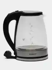 Чайник электрический Scarlett SC-EK27G35 1.8 л, прозрачный, серебристый