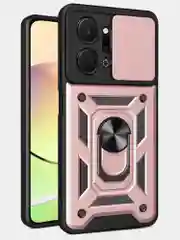 Золотой чехол противоударный armors для Honor X7A и Honor X7A Plus / Хонор Х7А и Хонор Х7А +