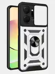 Серебряный чехол противоударный armors для Honor X7A и Honor X7A Plus / Хонор Х7А и Хонор Х7А +