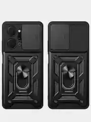 Золотой чехол противоударный armors для Honor X7A и Honor X7A Plus / Хонор Х7А и Хонор Х7А +