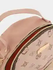 Розовый рюкзак женский, мини рюкзан