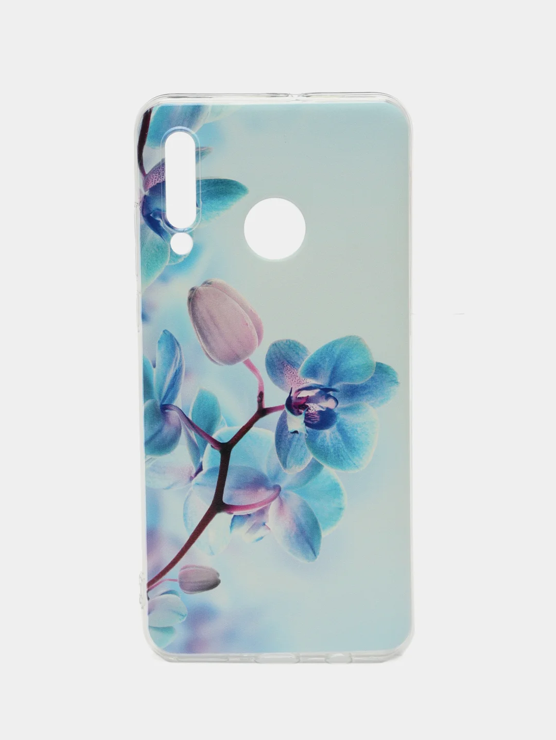 Лазурный чехол на Huawei P30 Lite/Honor 20S/20 Lite 2020 / Хуавей P30 Lite прозрачный, с рисунком