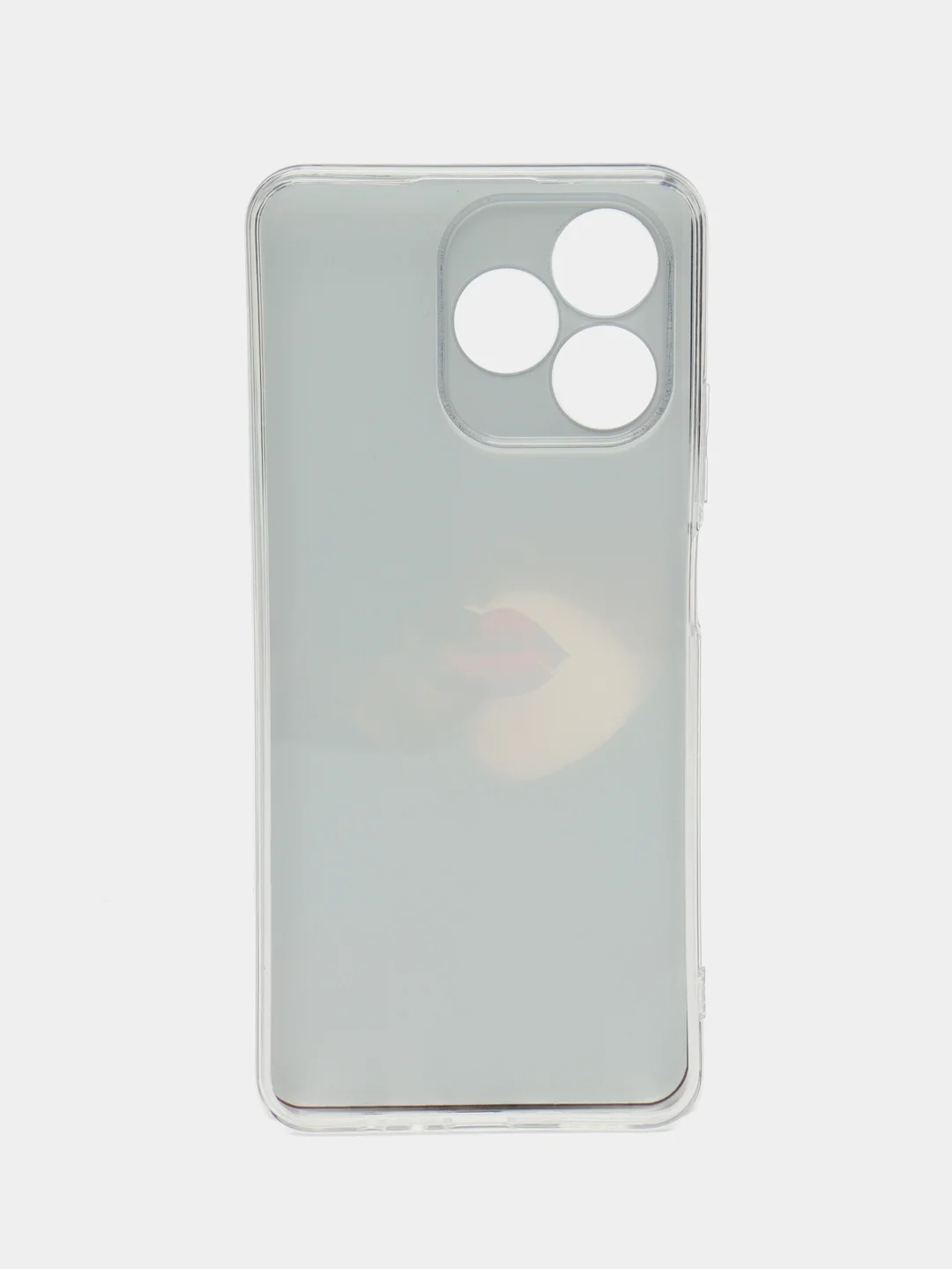 Фиолетовый силиконовый чехол на Realme C53/C51/Note 50 / Реалми С53/С51/Нот 50 прозрачный, с рисунком