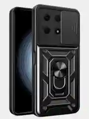 Зеленый чехол противоударный armors для Honor X8A / Хонор Х8А с защитой камеры