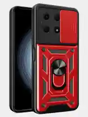 Зеленый чехол противоударный armors для Honor X8A / Хонор Х8А с защитой камеры
