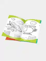 Голубой раскраски в дорогу, набор, 6 шт. по 20 стр