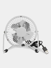 Настольный вентилятор USB металлический