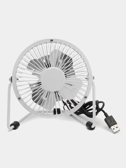 Настольный вентилятор USB металлический