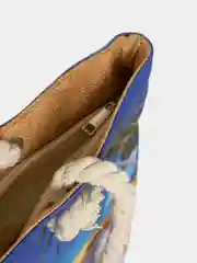 Синий пляжная сумка шоппер