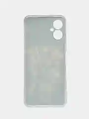 Оливковый чехол на Tecno Spark 9 Pro / Текно Спарк 9 Про прозрачный, с рисунком, защита камеры
