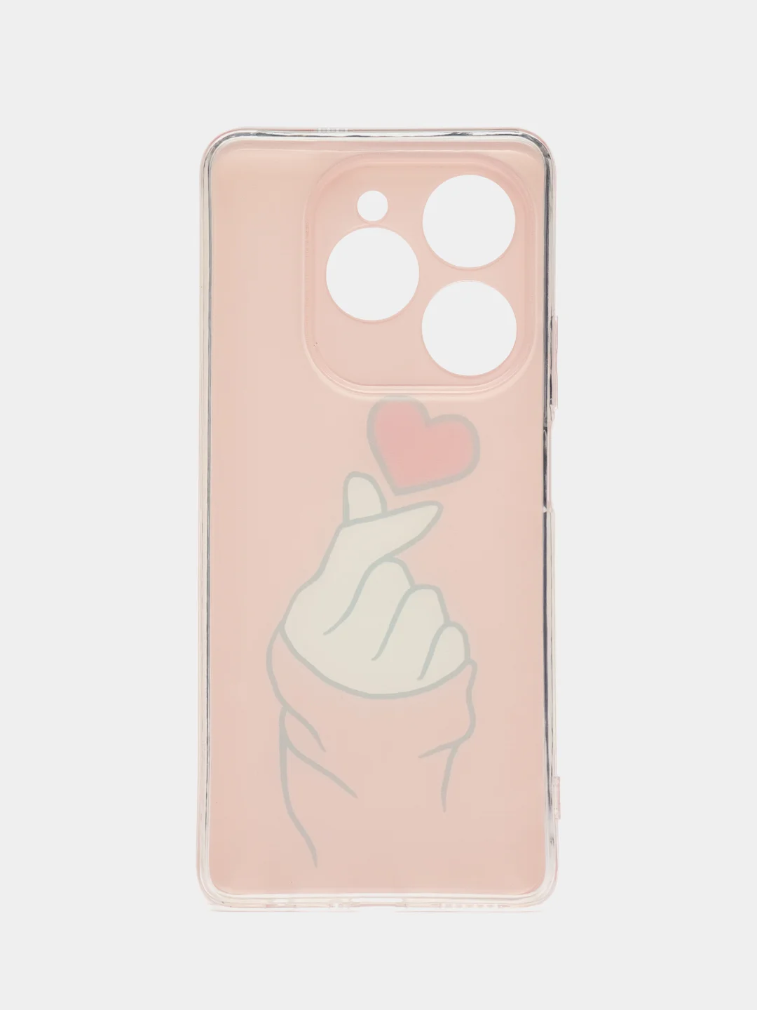 Коралловый чехол на Tecno Spark 20 Pro/20S Pro / Текно Спарк 20 Про/20S Про прозрачный, с рисунком