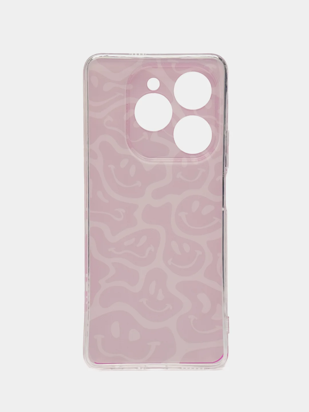 Пудровый чехол на Tecno Spark 20 Pro/20S Pro / Текно Спарк 20 Про/20S Про прозрачный, с рисунком