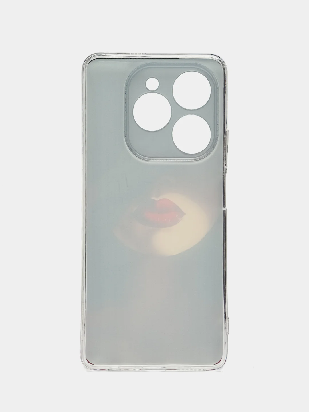 Фиолетовый чехол на Tecno Spark 20 Pro/20S Pro / Текно Спарк 20 Про/20S Про прозрачный, с рисунком