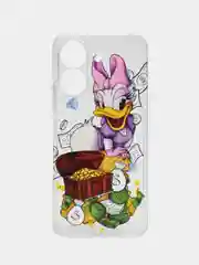 Конфетный чехол на Xiaomi Redmi 13C/Poco C65 / Сяоми Редми 13C/Поко С65 прозрачный, защита камеры