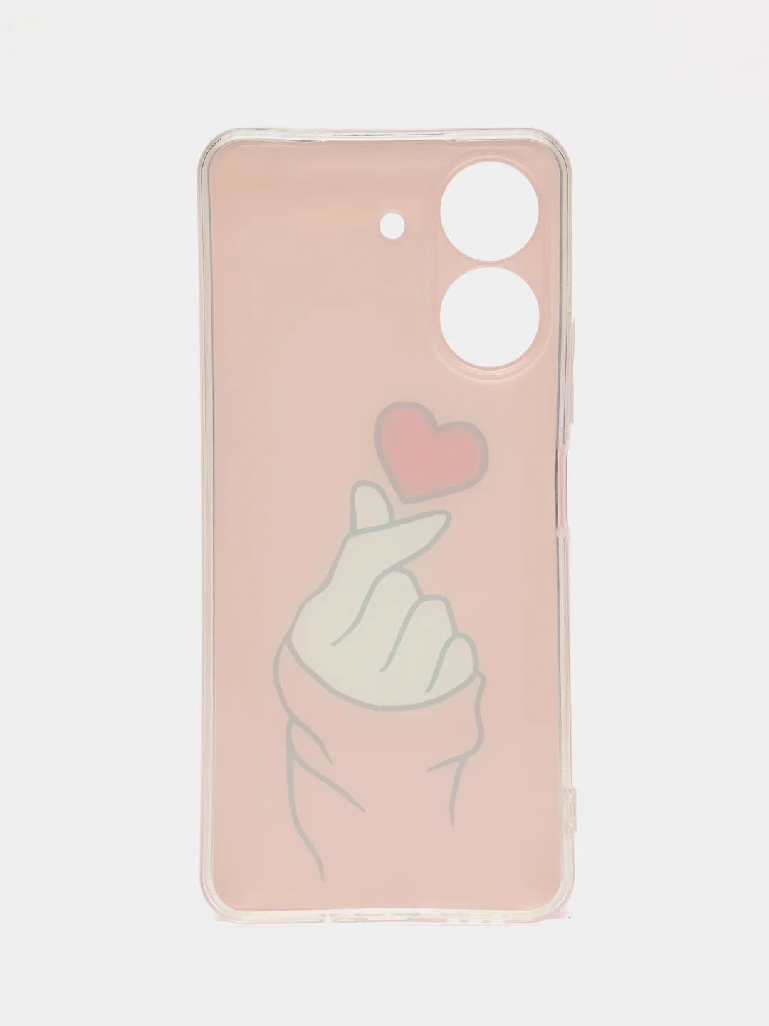 Коралловый чехол на Xiaomi Redmi 13C/Poco C65 / Сяоми Редми 13C/Поко С65 прозрачный, защита камеры