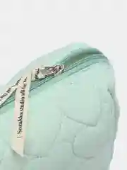 Мятный косметичка женская, мягкая косметичка
