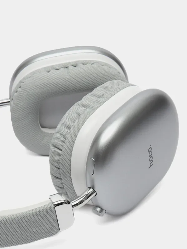 Наушники беспроводные с микрофоном hoco W35, Bluetooth, USB Type-C, серый