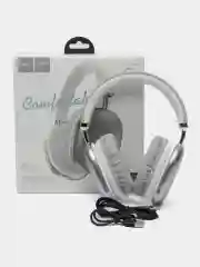 Наушники беспроводные с микрофоном hoco W35, Bluetooth, USB Type-C, серый