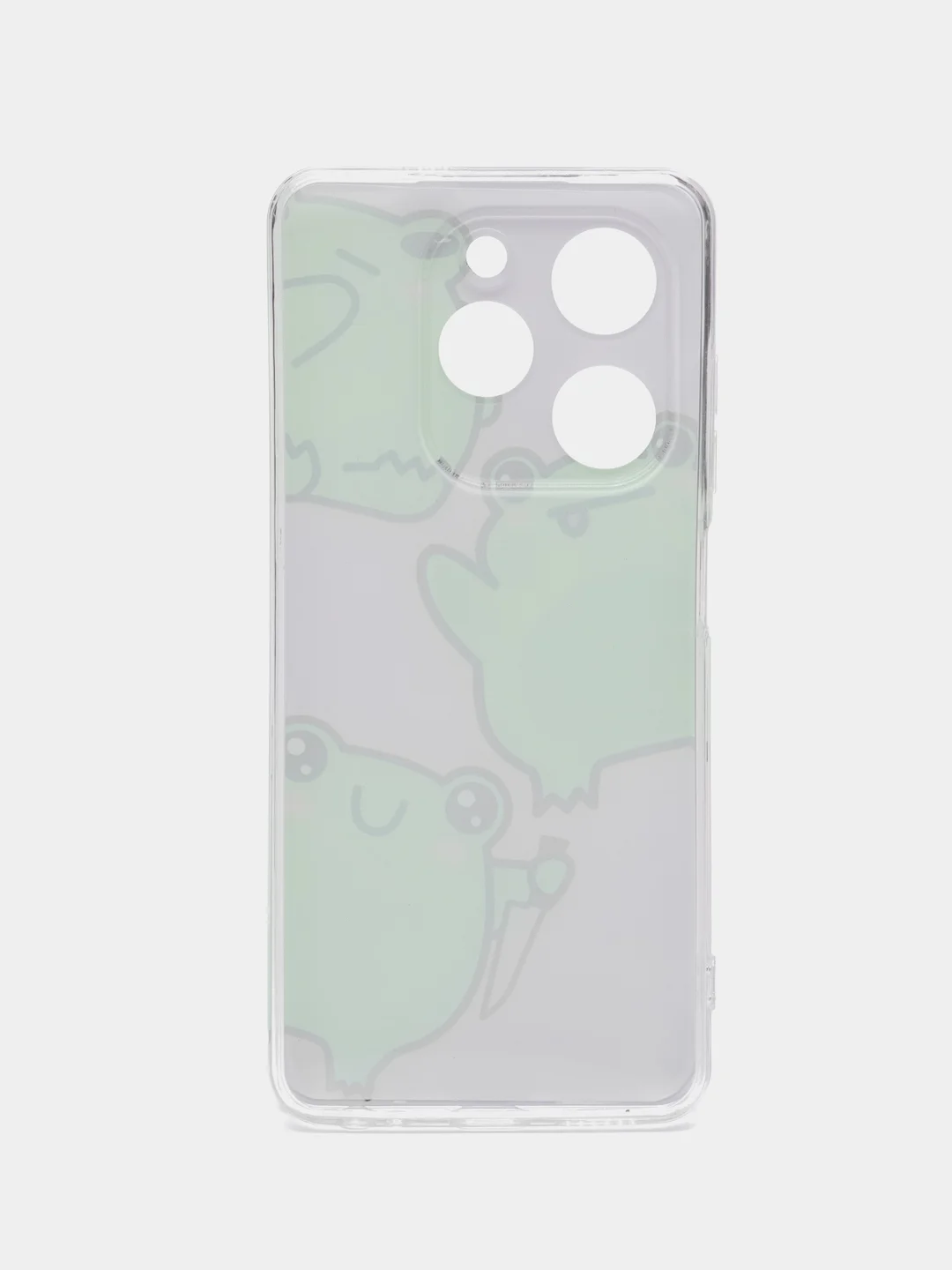 Лавандовый чехол на Tecno Spark Go 2024/20C / Текно Спарк Го 2024/20C прозрачный, с рисунком