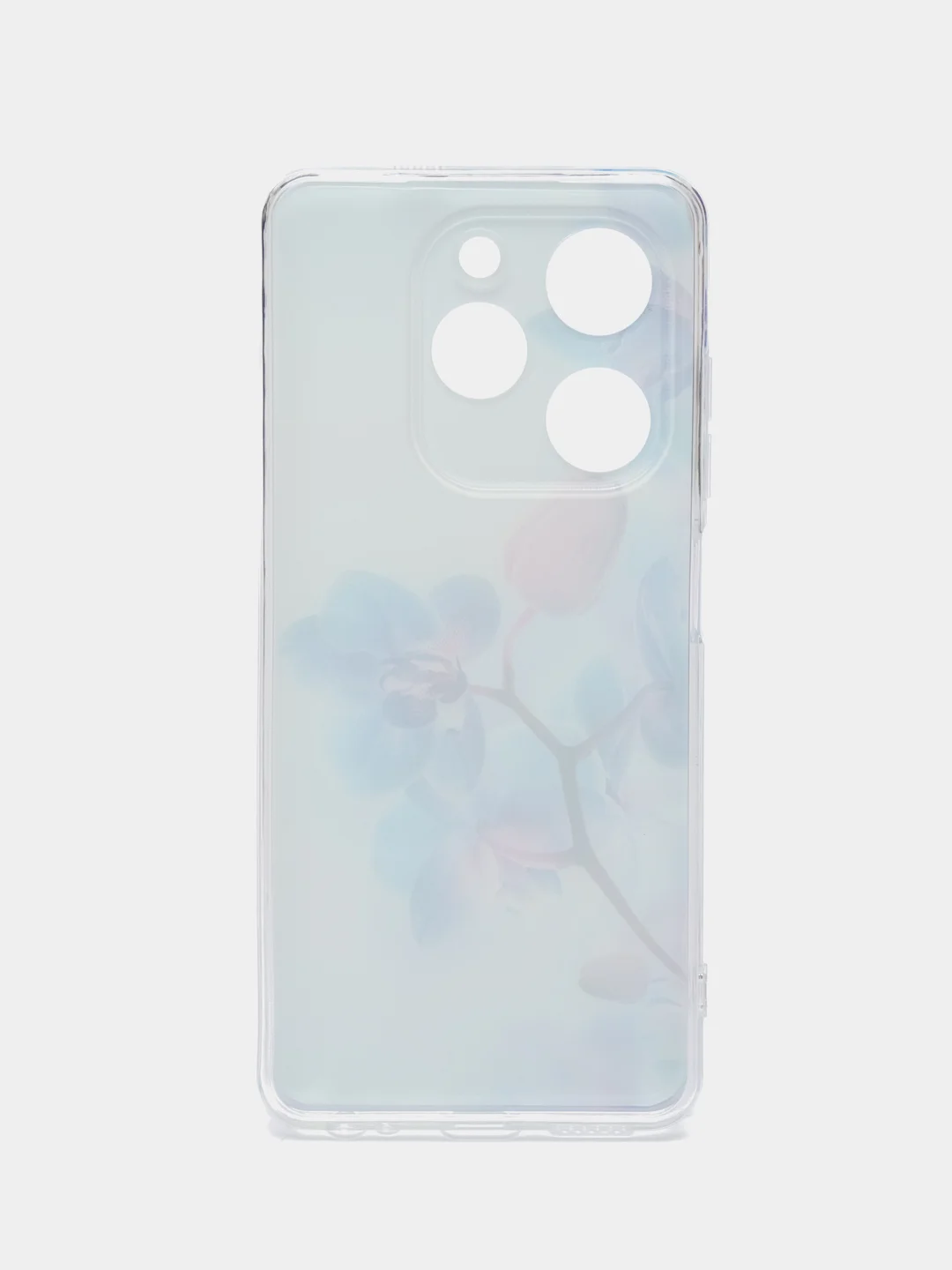 Лазурный чехол на Tecno Spark Go 2024/20C / Текно Спарк Го 2024/20C прозрачный, с рисунком