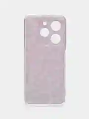 Пурпурный чехол на Tecno Spark Go 2024/20C / Текно Спарк Го 2024/20C прозрачный, с рисунком