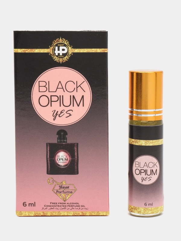 Масляные духи по мотивам BLACK OPIUM ( Блэк опиум ), роликовый флакон, 6 мл, без спирта
