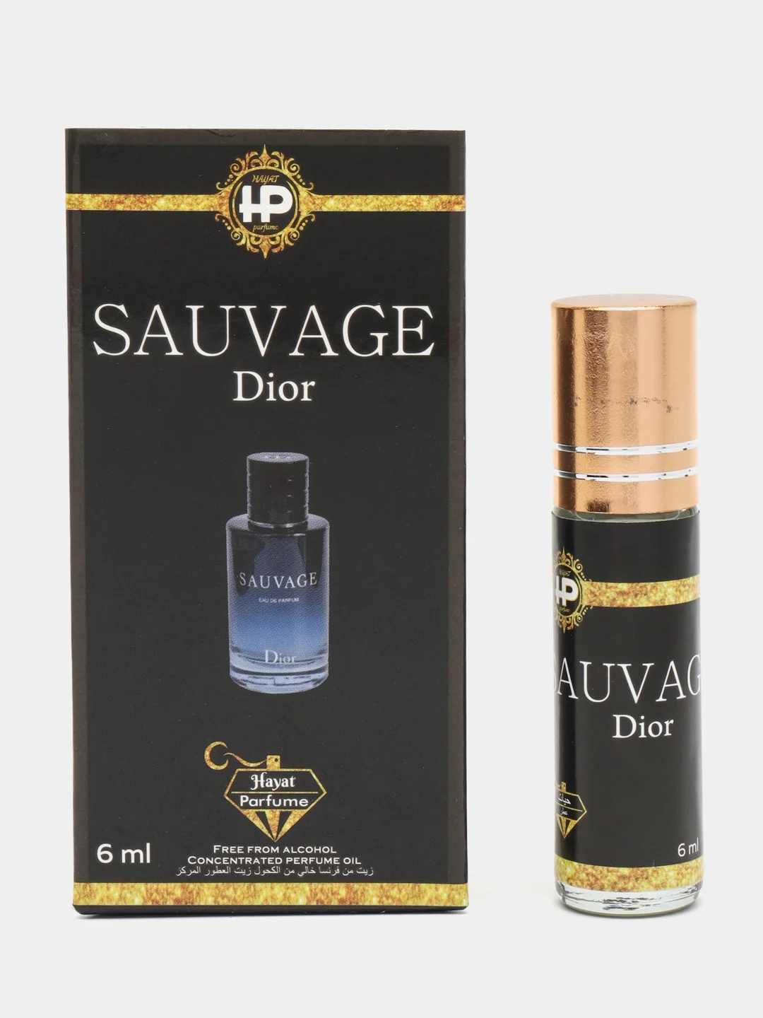 Масляные духи по мотивам Dior SAUVAGE (Диор Саваж), роликовый флакон, 6 мл