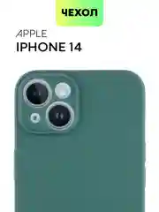 Чехол для Apple iPhone 14, 13, Pro/ Pro Max/ Plus/ Mini силиконовый BROSCORP, защита камер
