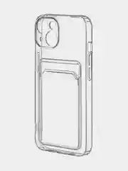Молочный чехол для Apple iPhone 14, 13, Pro/ Pro Max/ Plus/ Mini силиконовый BROSCORP, защита камер
