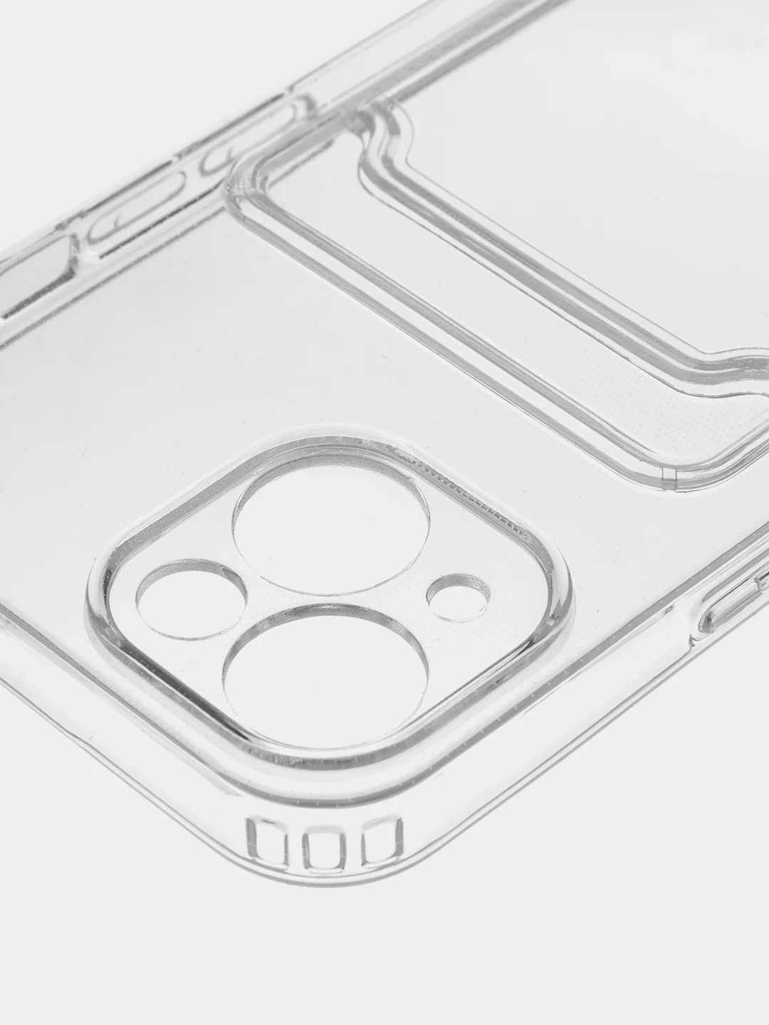 Молочный чехол для Apple iPhone 14, 13, Pro/ Pro Max/ Plus/ Mini силиконовый BROSCORP, защита камер