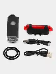 Фонарь велосипедный LED USB комплект