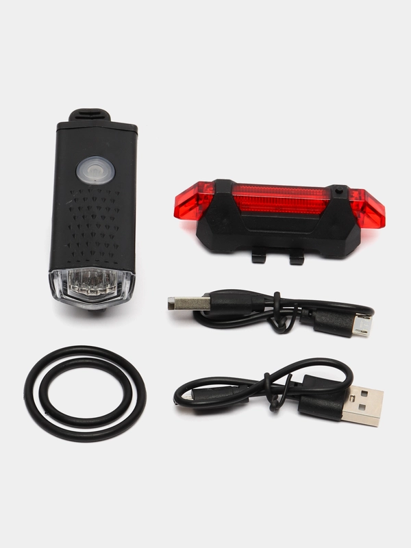 Фонарь велосипедный LED USB комплект