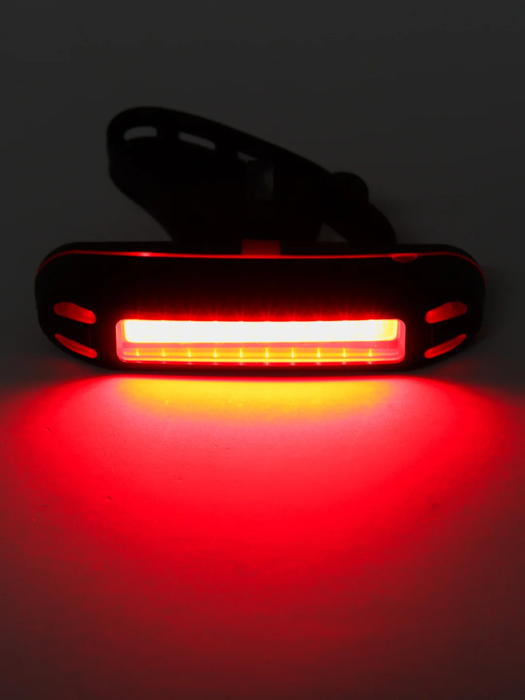 Фонарь велосипедный LED, USB, с аккумулятором