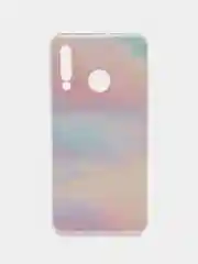 Пудровый чехол на Huawei P30 Lite/Honor 20S/20 Lite 2020 / Хуавей P30 Lite прозрачный, с рисунком