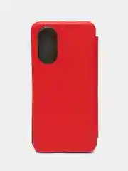 Красный чехол-книжка для Oppo A78 / Оппо А78