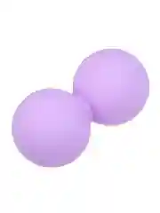 Мяч массажный, сдвоенный, фиолетовый, 12х6 см